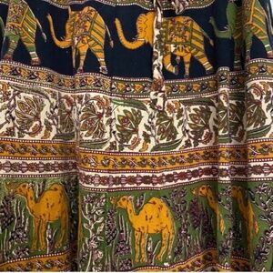 Block Print Wrap Skirt India